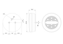 FRISTOM FT-113 Y R&uuml;ckleuchte LED links/rechts