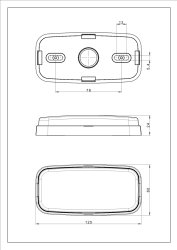 FRISTOM FT-075 SML LED gelb