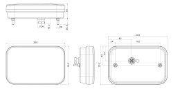 FRISTOM FT-270 R&uuml;ckleuchte LED links