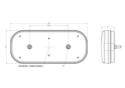 FRISTOM FT-600 R&uuml;ckleuchte LED