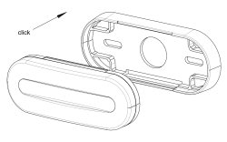 FRISTOM FT-070 Begrenzungsleuchte LED wei&szlig;