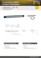 ASP&Ouml;CK Linepoint I Schluss-/Brems-/Blinkleuchte