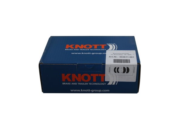 KNOTT Bremsbackensatz, 160 x 35 mm, f. RB 16-1365