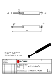 Auflaufstoßdämpfer AL-KO/BPW  ZAF 2,8-2/3,0-3