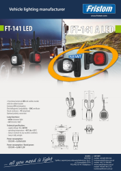 FRISTOM FT-141 Umrissleuchte LED rot/wei&szlig; li./re.