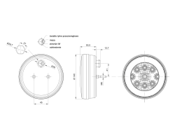 FRISTOM FT-112 R&uuml;ckfahr-/Schlussleuchte LED