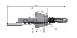 SCHLEGL Auflaufeinrichtung SFV25, 2000-2700 kg