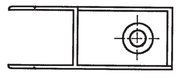 Einfass-Bordwandverschluss, rechts, 361 mm hoch