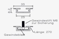 Aspöck - Earpoint l, Montageschiene