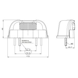 FRISTOM FT-260 Kennzeichenleuchte LED