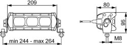 HELLA 1GE 360 000-002 Arbeitsscheinwerfer LED