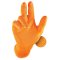 GRIPPAZ Nitril Handschuhe orange Gr.M, 50 Stk.