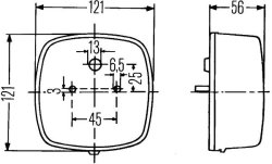 HELLA 2SE 002 578-701 Rückleuchte links/rechts