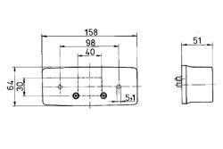 JOKON L 516 R&uuml;ckleuchte links