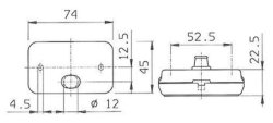 JOKON SMLR 130 Seitenmarkierungsleuchte gelb