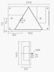 ASP&Ouml;CK Multipoint I R&uuml;ckleuchte rechts