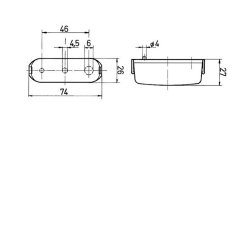 JOKON PL 96 Begrenzungsleuchte weiß