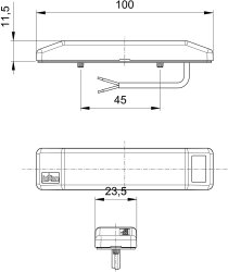 JOKON SMLR 2019 Seitenmarkierungsleuchte LED gelb