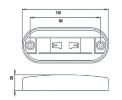 JOKON SMLR 2003 Seitenmarkierungsleuchte LED gelb