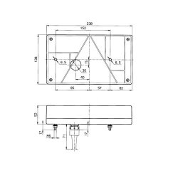 JOKON L 595 R&uuml;ckleuchte links