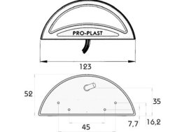 PROPLAST Pro-Reg Kennzeichenleuchte LED