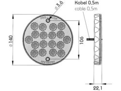 PROPLAST Pro-Roof Innenleuchte LED