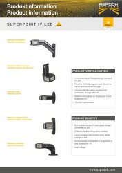 ASP&Ouml;CK Superpoint IV Umrissleuchte LED