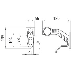 ASPÖCK Superpoint III Umrissleuchte LED r./w./g.