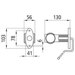 ASP&Ouml;CK Superpoint III Umrissleuchte LED r./w./g.