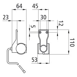 ASP&Ouml;CK Superpoint III Umrissleuchte LED r./w./g.