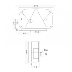 ASP&Ouml;CK Multipoint II R&uuml;ckleuchte rechts