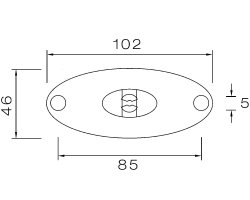 ASPÖCK Flatpoint II Begrenzungsleuchte LED rot