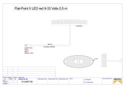 ASP&Ouml;CK Flatpoint II Begrenzungsleuchte LED rot