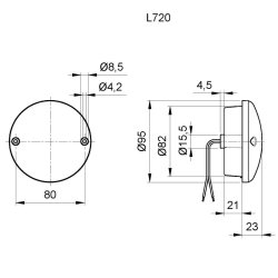 JOKON 720 Brems-/Schlussleuchte LED