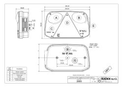 RADEX 2800 Rückleuchte links