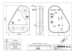 RADEX 2900 Rückleuchte links