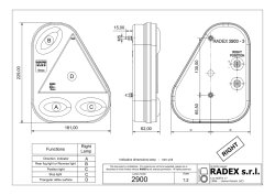 RADEX 2900 Rückleuchte rechts