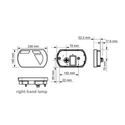 LUCIDITY 26060 Smart Rückleuchte LED rechts