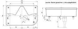 JOKON 830 R&uuml;ckleuchte links