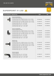 ASP&Ouml;CK Superpoint IV Umrissleuchte LED r./w./g.