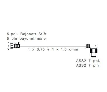 ASP&Ouml;CK Adapterkabel links