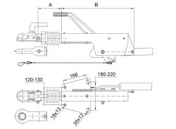 SCHLEGL Auflaufeinrichtung SFV14, 800-1500 kg