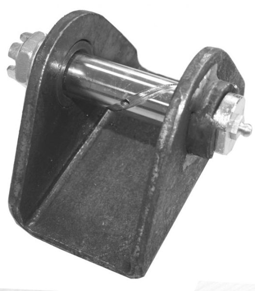 KNOTT Federschuh, innen 60 mm, Bohrung &Oslash; 24 mm