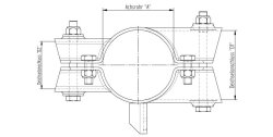 KNOTT Klemmschale, m. Tandemseilhalter, f.