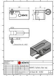 Safety-Box, m. Schloss u. Riegel