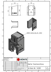 B&Uuml;NTE Halter, f. Safety-Box (14902)