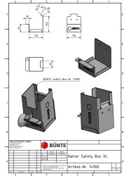 B&Uuml;NTE Halter, f. Safety-Box XL (14903)