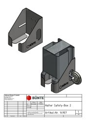 B&Uuml;NTE Halter, f. B&uuml;nte Safety-Box II (40047)