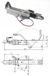 NIEPER Auflaufeinrichtung NA 35 V, 2000-3500 kg