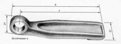 FBS Anschwei&szlig;&ouml;se, Gr&ouml;&szlig;e 1, 31 x 95 x 27 mm